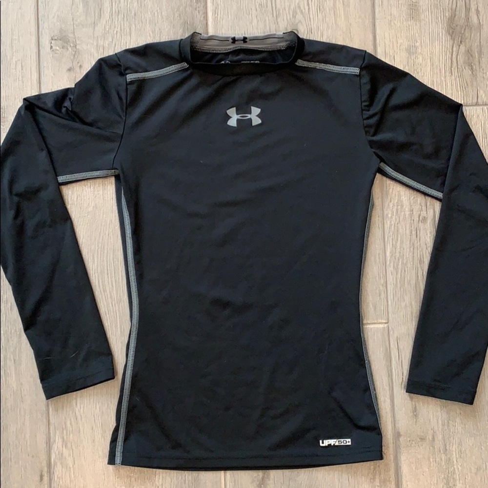 Youth Under Armour Small Heat Gear Fitted UPF 50+